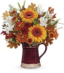 Teleflora's Blooming Fall Bouquet from Gilmore's Flower Shop in East Providence, RI
